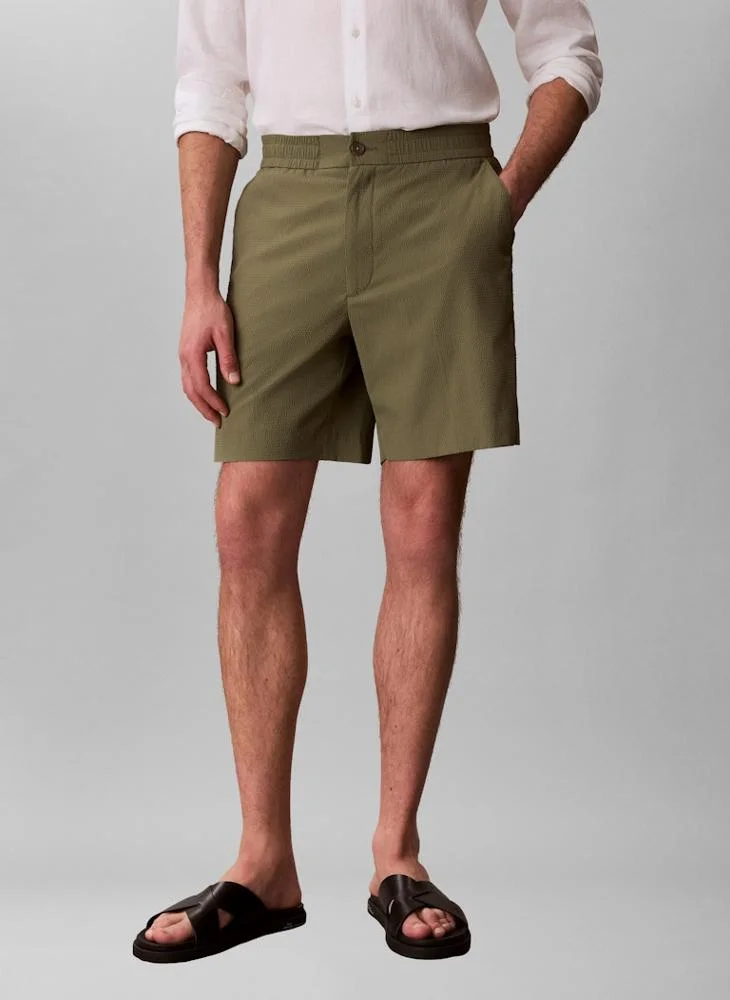 CALVIN KLEIN Seersucker Shorts